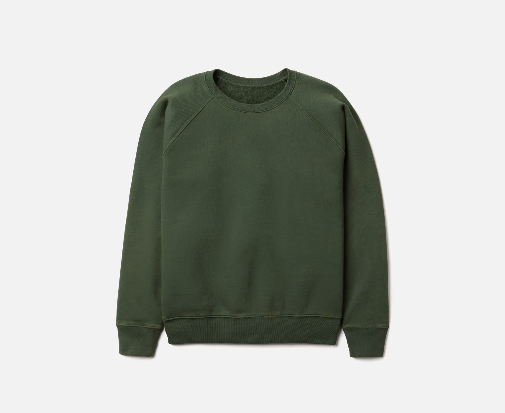 Green cheap crew neck